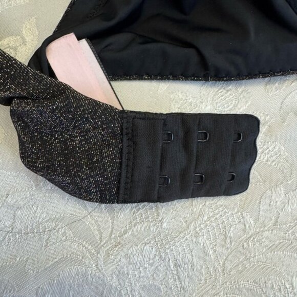 Victoria's Secret Size 38D Bra T Shirt Push Up Full Coverage‎ Black Gold Leopard - Picture 7 of 8